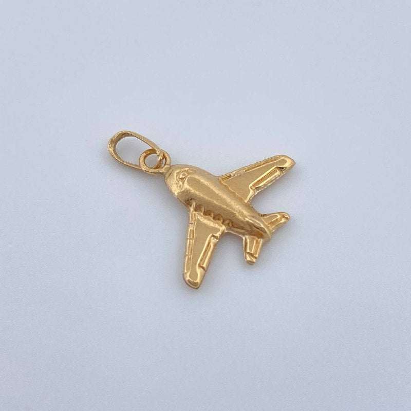 Pendant Airplane 0.45gr / 3/4 in / 18K Gold