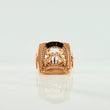 Horseshoe Ring Horses 9.05 g / T11 18K Rose Gold