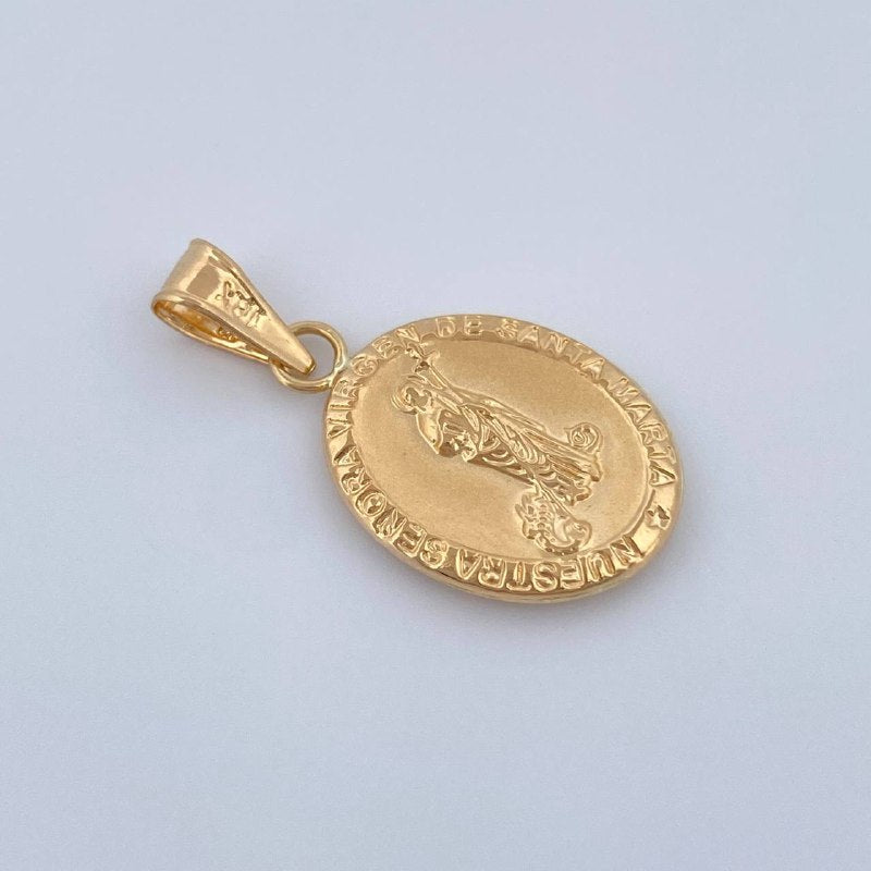 Pendant Virgin of Santa Marta 0.9gr / 1in / 18K Gold