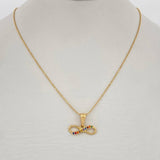 Military Pendant and Chain Set + Infinity 2gr / 18K Gold $