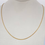 Cadena Veneciana 1.65gr / 46.5cm / Oro Amarillo +3 18K $