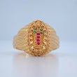 Virgin of Guadalupe Ring 4.65gr / Size 7 1/2 / 18K Gold