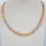 Cuban Links 20gr / 23 3/4 in / Three Golds +3 14K Italy &