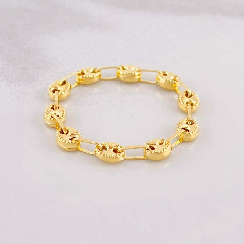 GC Diamond Cut Ring 1g / T10 1/2 Yellow Gold 18K