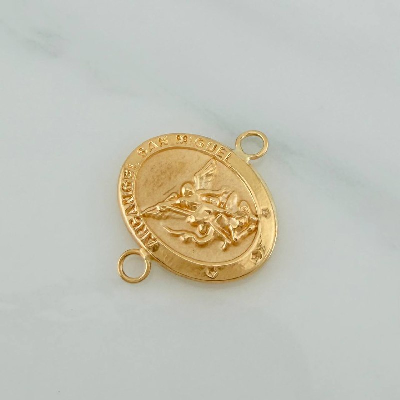 Herraje Arcangel San Miguel 0.95gr / 3/4 in / Oro Amarillo 18K %