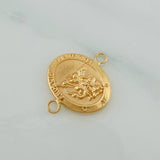 Herraje Arcangel San Miguel 0.95gr / 3/4 in / Oro Amarillo 18K %