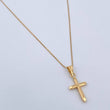 Venetian Chain and Pendant Set + Cross 1.45gr / 18K Yellow Gold $