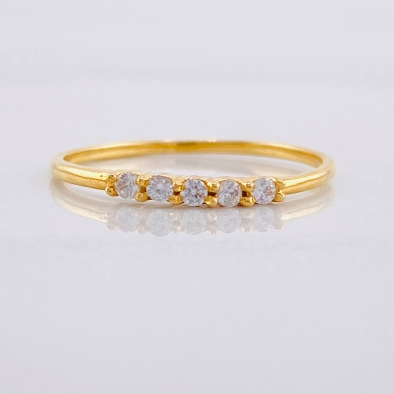 Churumbela Ring 1.2g / T8 Yellow Gold 18K