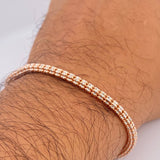 Bracelet Ice 9.65gr / 7.9in / +4 18K Gold &