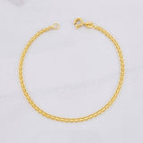 Bismark Bracelet 2.4g / 7 1/2 in / 2.4mm Yellow Gold 18K