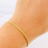 Pulso Chino 1.45g / 7 1/2 in / 2.554mm Oro Amarillo 18K