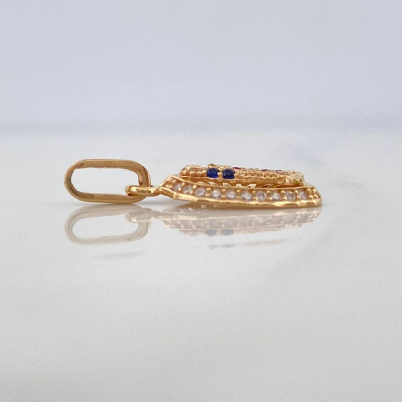 Dije Virgen Guadalupe 1.2 g / 3/4 in Oro Amarillo 18K