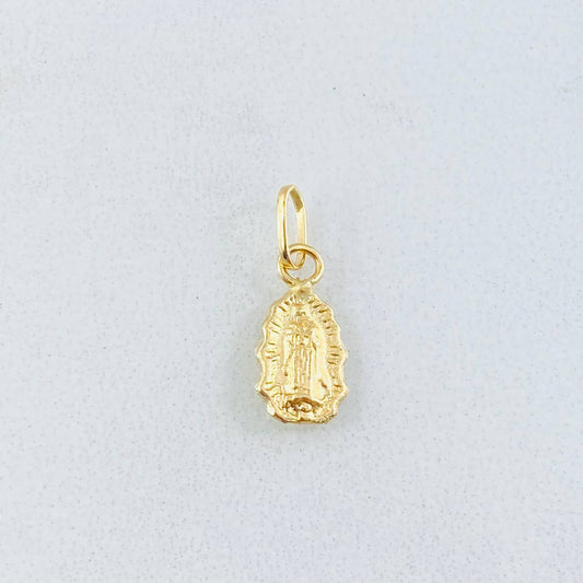 Pendant Virgin of Guadalupe 0.2 g / 1/2 in Yellow Gold 18K