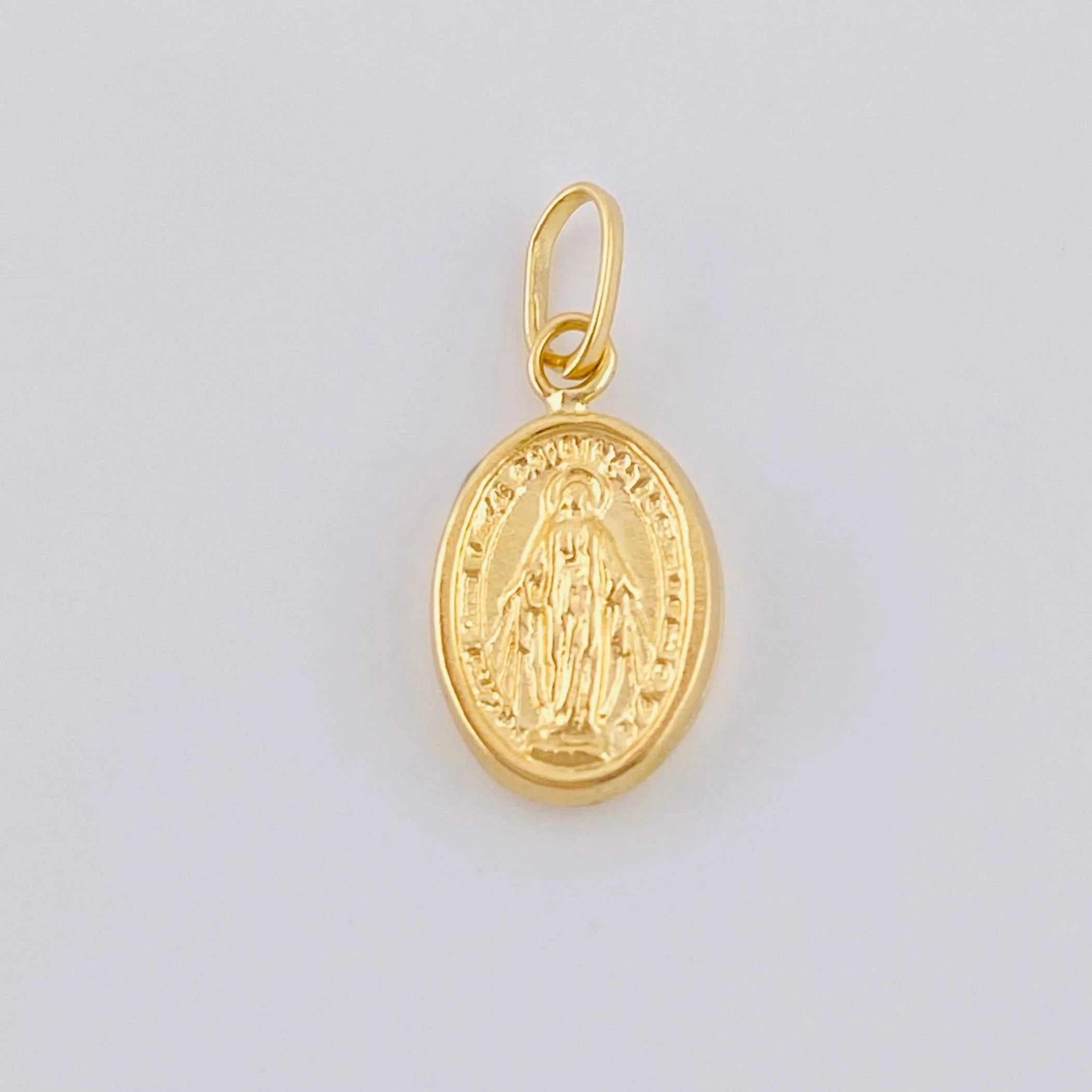 Dije Virgen Milagrosa 0.4g / 3/4 in Oro Amarillo 18K