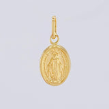 Dije Virgen Milagrosa 0.4g / 3/4 in Oro Amarillo 18K