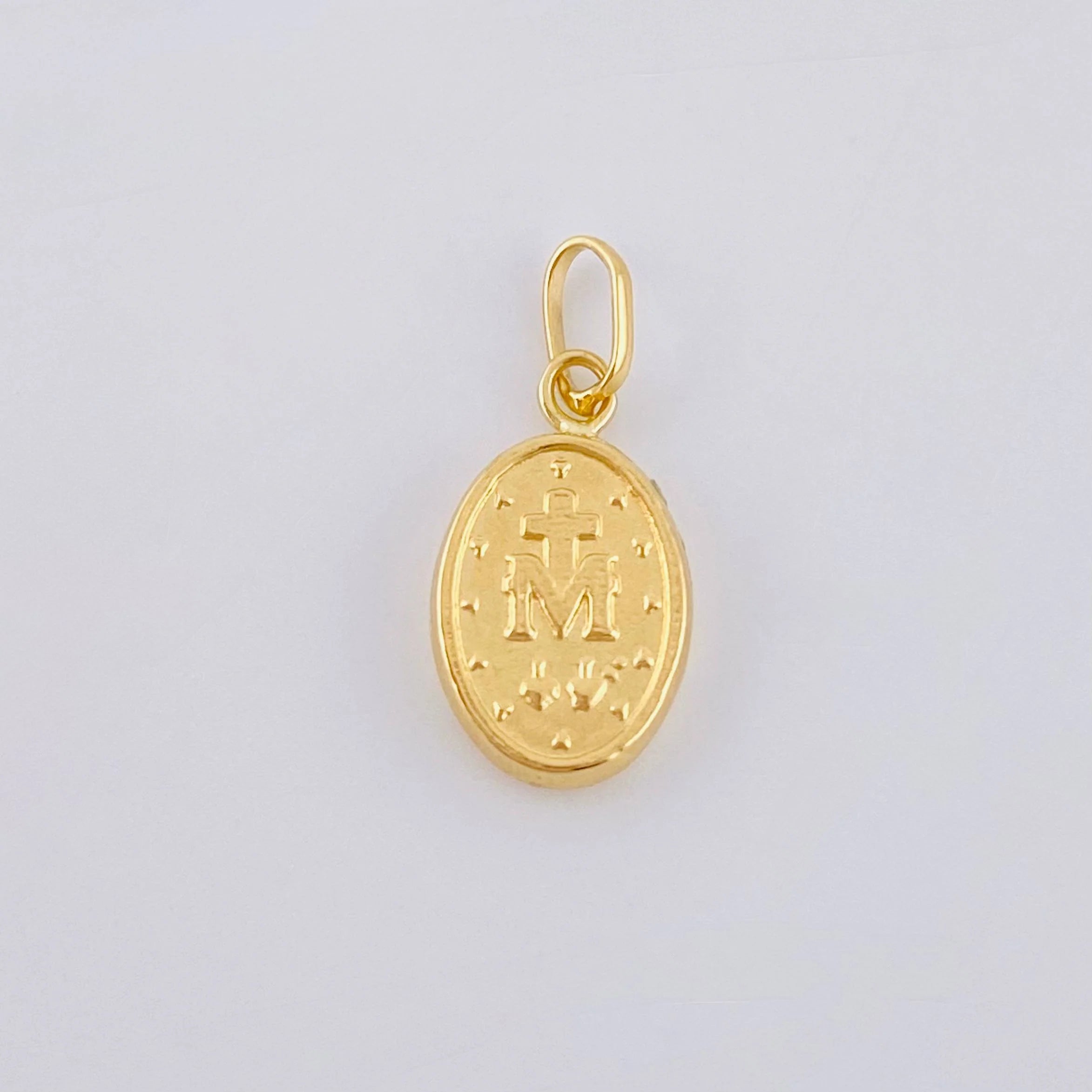 Dije Virgen Milagrosa 0.4g / 3/4 in Oro Amarillo 18K