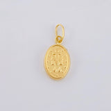 Dije Virgen Milagrosa 0.4g / 3/4 in Oro Amarillo 18K