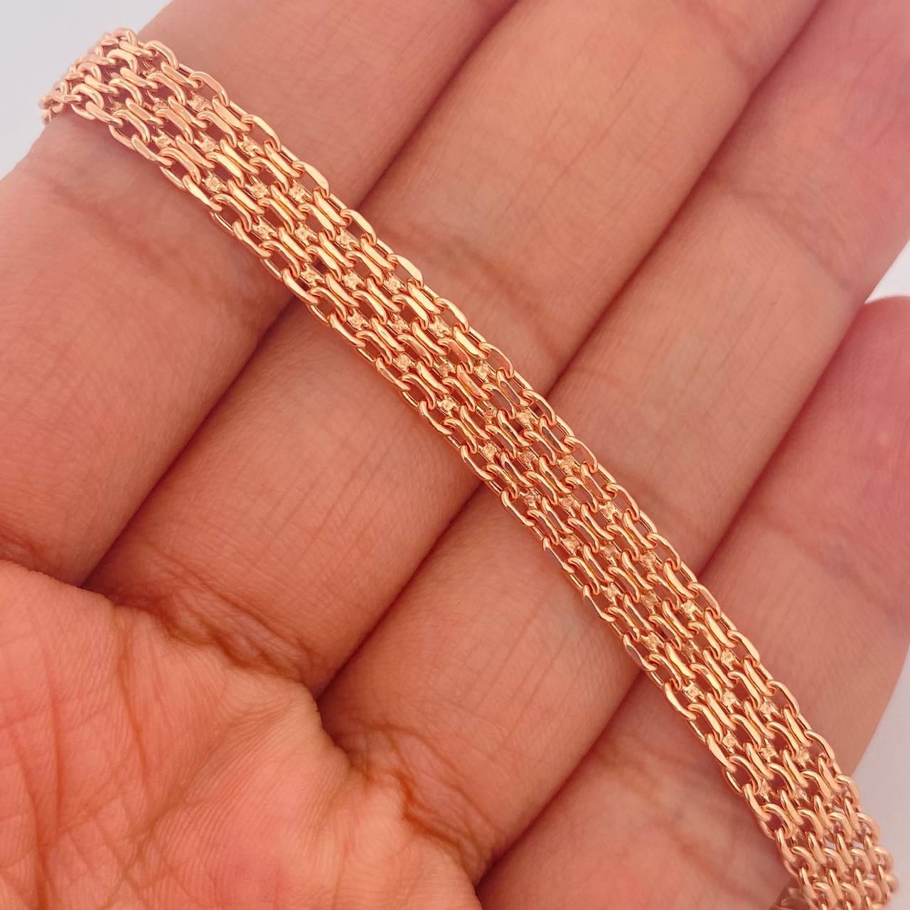 China Bracelet 5.95gr / 7.5in / 18K Gold +1 $