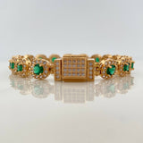 Tennis Bracelet 17.05 g / 7 in / 7.6 mm Yellow Gold 18K