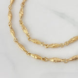 Rustic Dubai Chain 9.7 g / 20 1/4 in / 3 mm 18K Yellow Gold