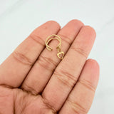 Heart Simulator Piercing 0.85 g / 3/4 in 18K Yellow Gold