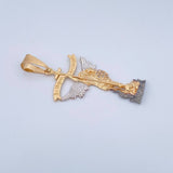 Pendant San Miguel 2.45gr / 1.6in / Three Golds 18K $