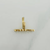 Curved Line Earcuff Piercing 1.25 g / 3/4 in 18K Yellow Gold
