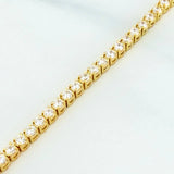 Pulso Tennis 11.35 g / 7 1/2 in / 2.9 mm Oro Amarillo 18K