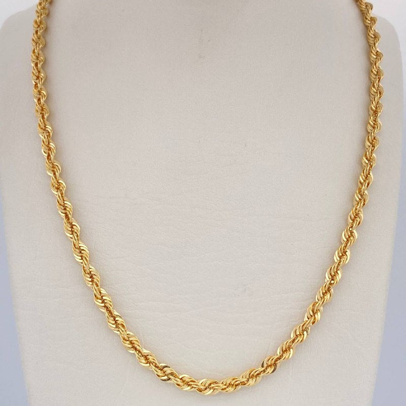 Cadena Lazo 9.1gr / 28 in / Oro Amarillo +3 14K Italy $