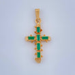 Pendant Baroque Cross 2.5gr / 1 1/4 in / 18K Gold $