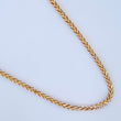 Cadena Franco 17.65gr / 23 1/2 in / Dos Oros Amarillo Blanco +3 18K &