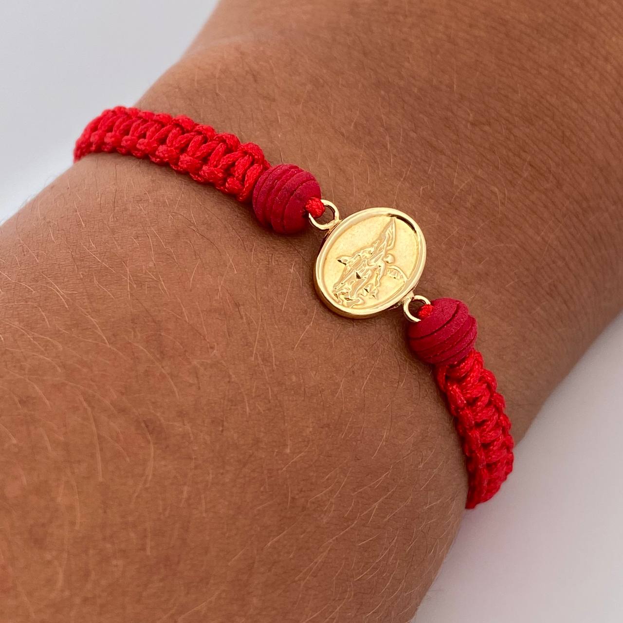 Red Woven Bracelet San Miguel 0.6gr / 18K Gold $