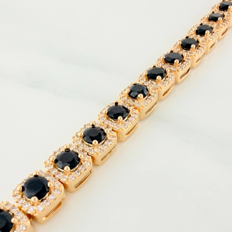Pulso Tennis 24.05 g / 7 1/4 in / 6.7 mm Oro Amarillo 18K