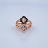 Anillo Trebol  3.8gr / T6 / Oro 18K $