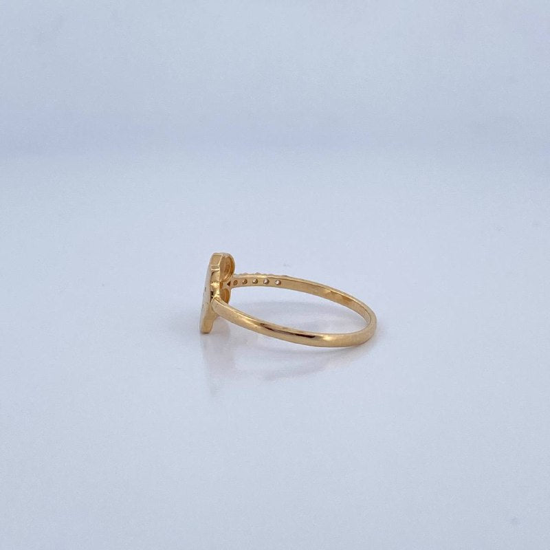 Bear Ring 1.45gr / Size 6 1/4 / 18K Gold &