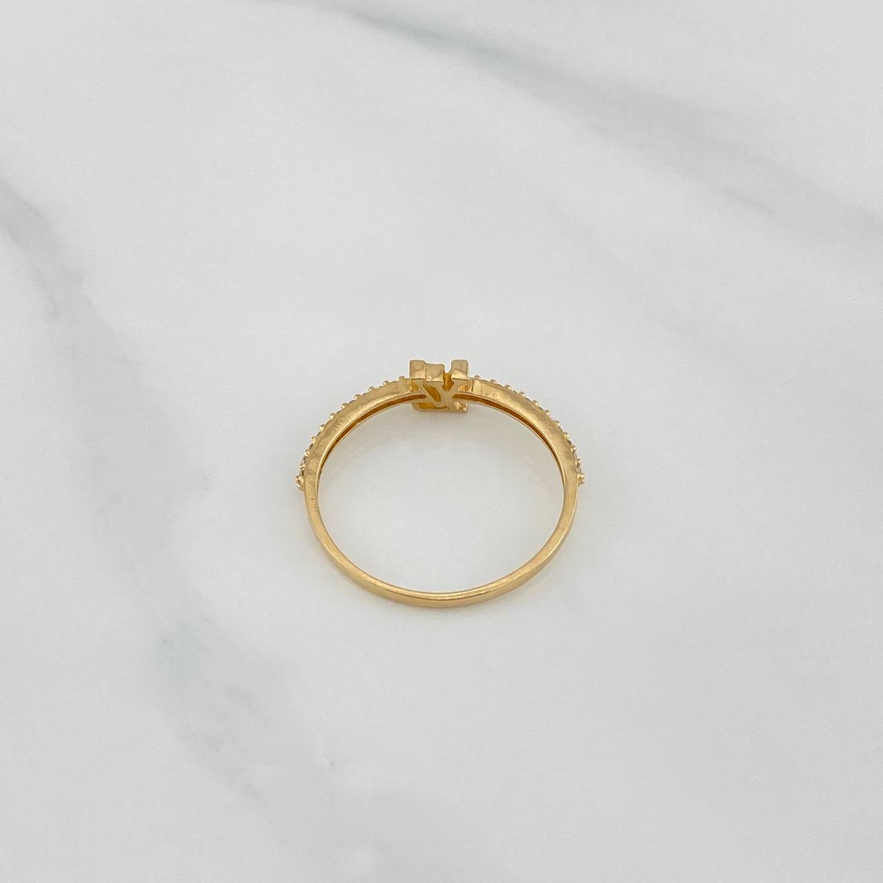 Ring Lv 1.25 g / T7 1/2 Yellow Gold 18K