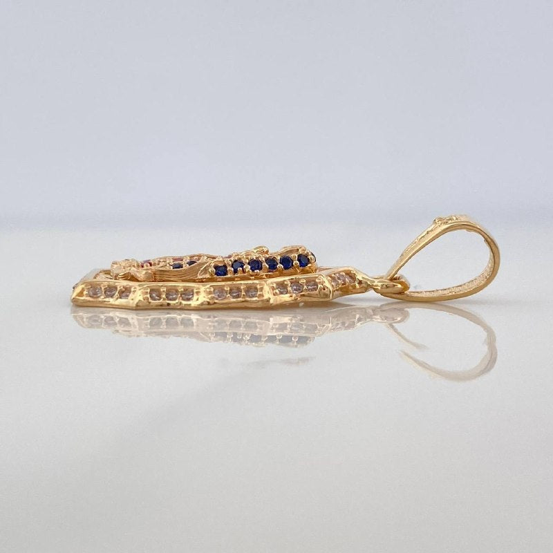 Dije Virgen Guadalupe 3.25 g / 1 1/4 in Oro Amarillo 18K