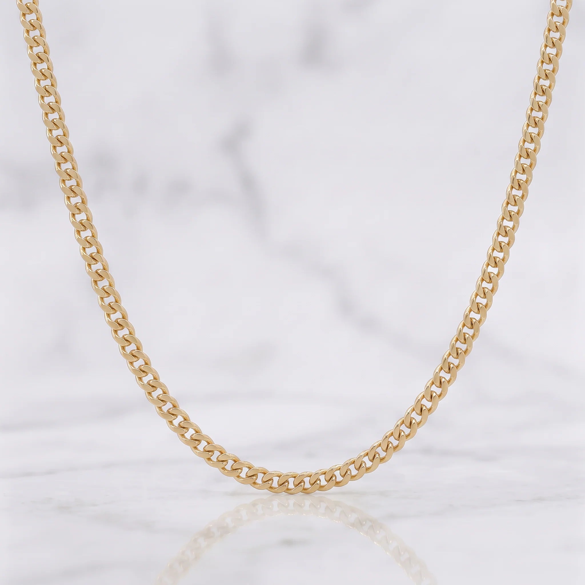 Cuban Links 3.4g / 20 in / 2.3mm 18K Yellow Gold
