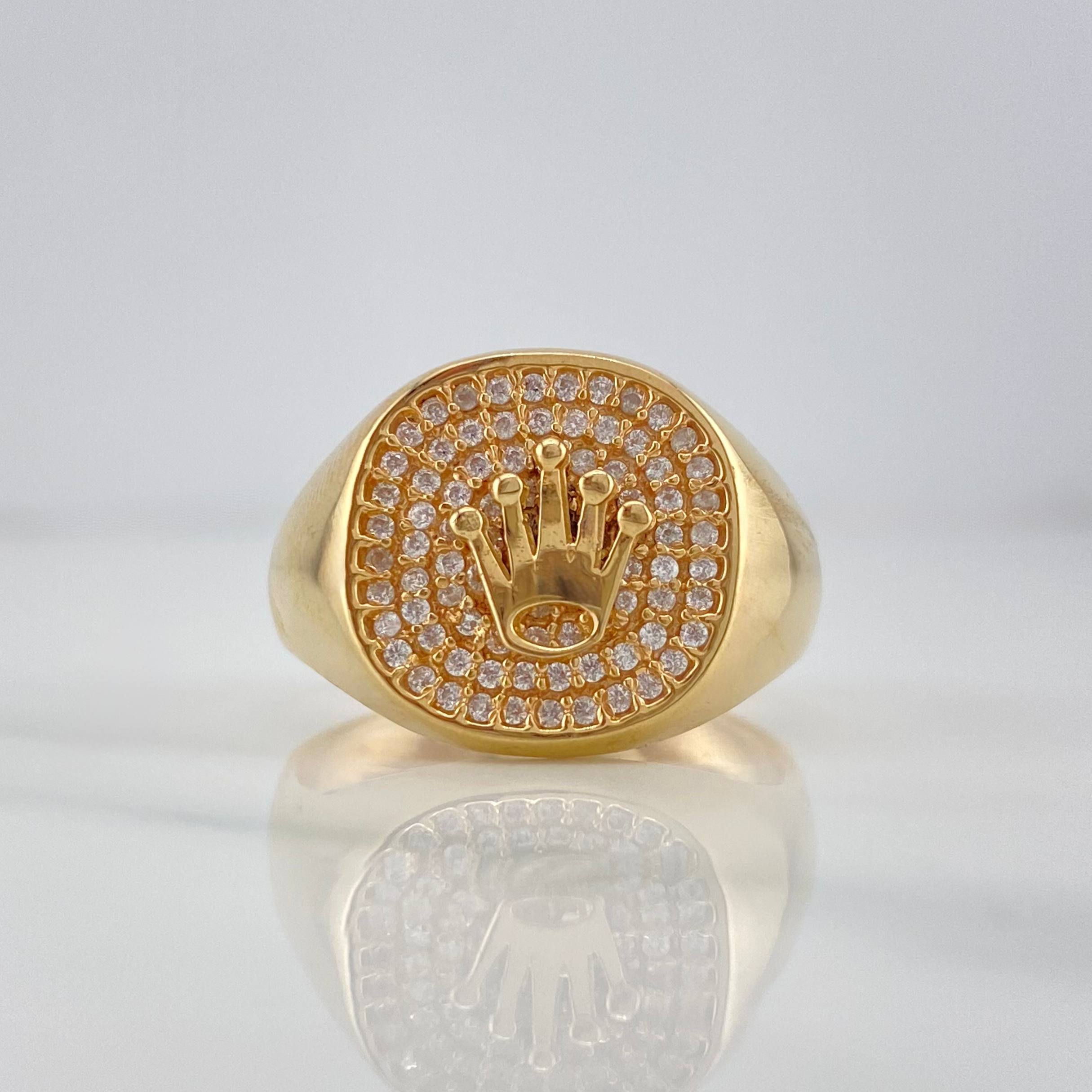 Crown Ring 5.2 g / T9 Yellow Gold 18K