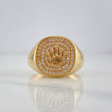 Crown Ring 5.2 g / T9 Yellow Gold 18K