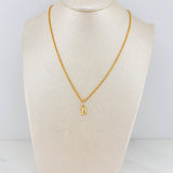 Rope Chain Set + Moon Pendant / 1.15 g / 17 3/4 in 18K Yellow Gold