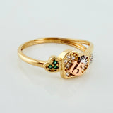 Ring 15´S 2.2 g / T7 3/4 Three Golds 18K