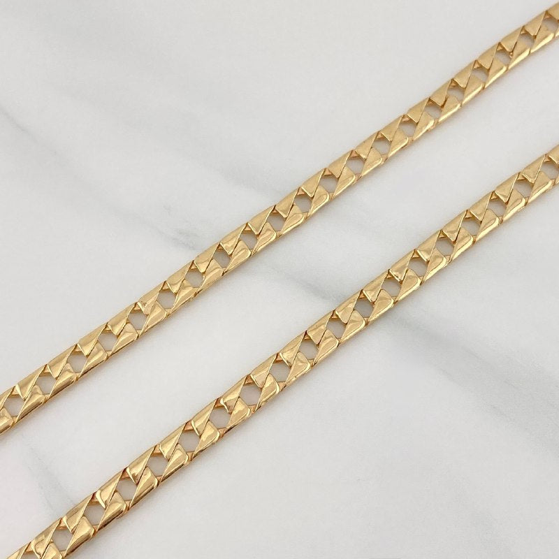 Panzer Chain 28.1 g / 26 1/4 in / 4 mm Yellow Gold 18K
