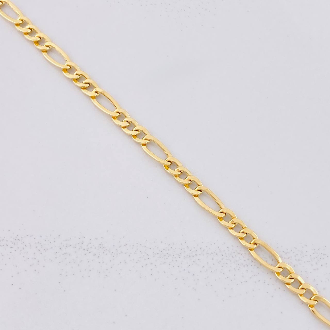 Pulso Fígaro 1.45g / 7 1/2 in / 3.6mm Oro Amarillo 18K