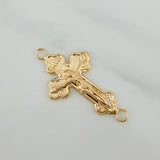Herraje Cruz Cristo 1gr / 1 in / Oro Amarillo 18K %