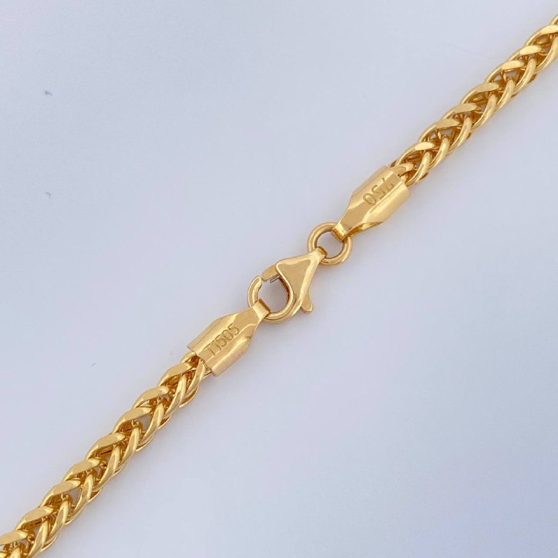 Cadena Franco 8.9gr / 44.5cm / Oro Amarillo +3 18K $