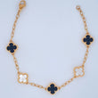 Clover Bracelet Box 7.65gr / 7 1/4 in / 18K Gold $