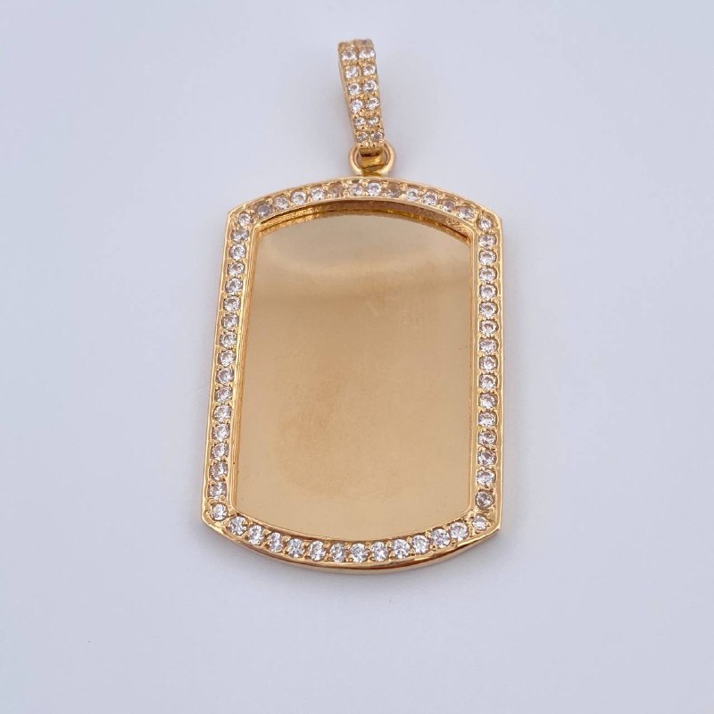 Pendant Plate 10.45gr / 4.8cm / 18K Gold $
