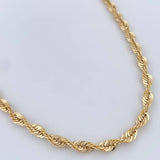 Cadena Lazo 8.1gr / 26 1/4 in / Oro Amarillo +3 14K Italy &