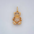 Pendant Articulated Bear 2.65gr / 0.8in 18K Gold $